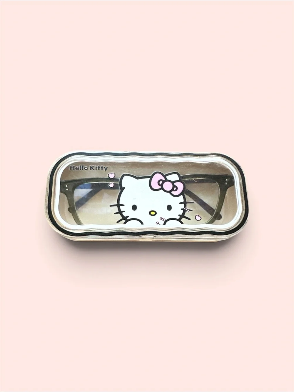 Hello Kitty Clear Glasses Case